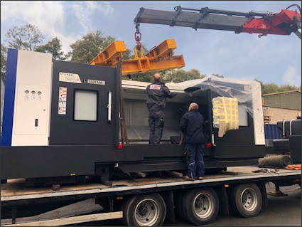 Taking delivery of a new Hyundai-Wia L500LMA CNC Turning Centre in 2019