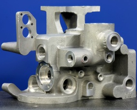 Complex Aluminium Casting with 6 CNC machined faces